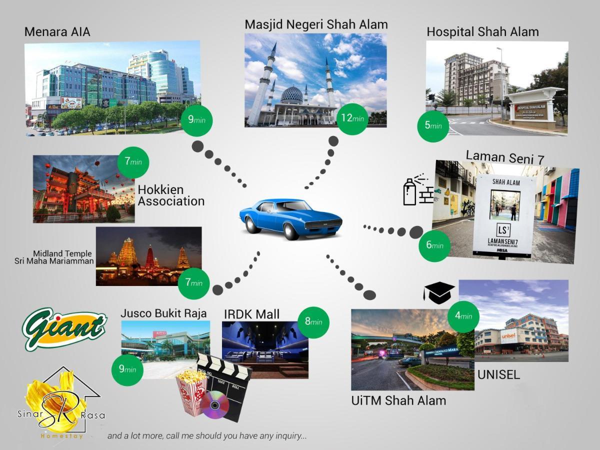 Sinar Rasa Homestay At I-Soho, I-City シャー・アラム エクステリア 写真 Shah Alam City Map